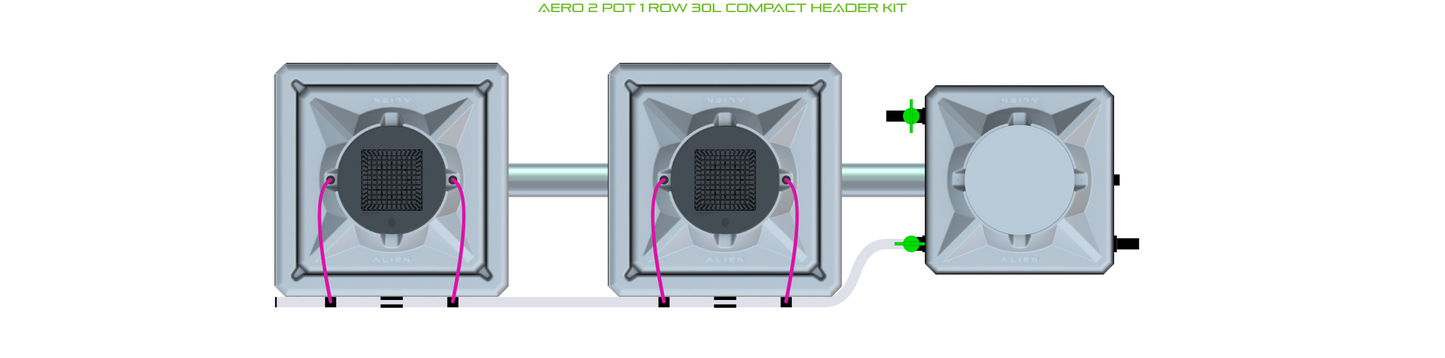 AERO 2 Pot 1 Row Kit