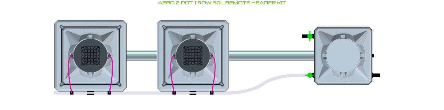 AERO 2 Pot 1 Row Kit