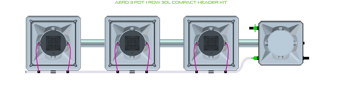 AERO 3 Pot 1 Row Kit