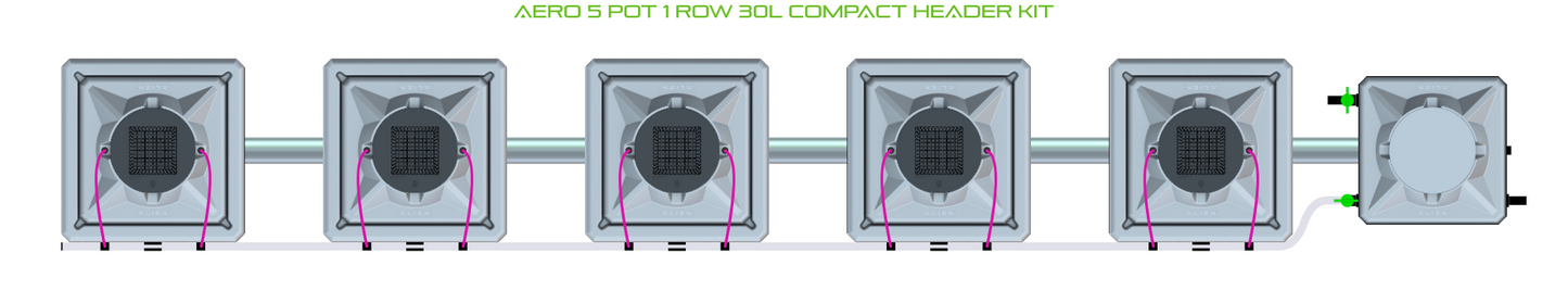 AERO 5 Pot 1 Row Kit