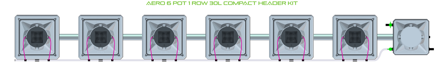 AERO 6 Pot 1 Row Kit