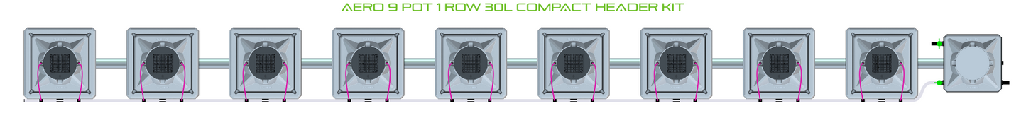 AERO 9 Pot 1 Row Kit