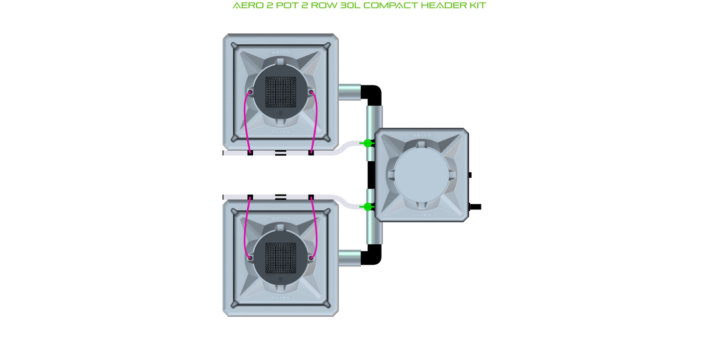 AERO 2 Pot 2 Row Kit