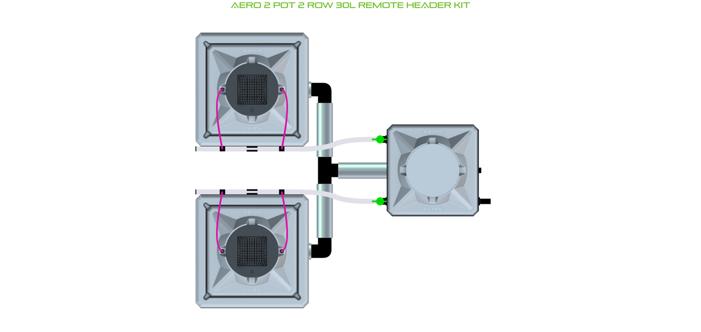 AERO 2 Pot 2 Row Kit