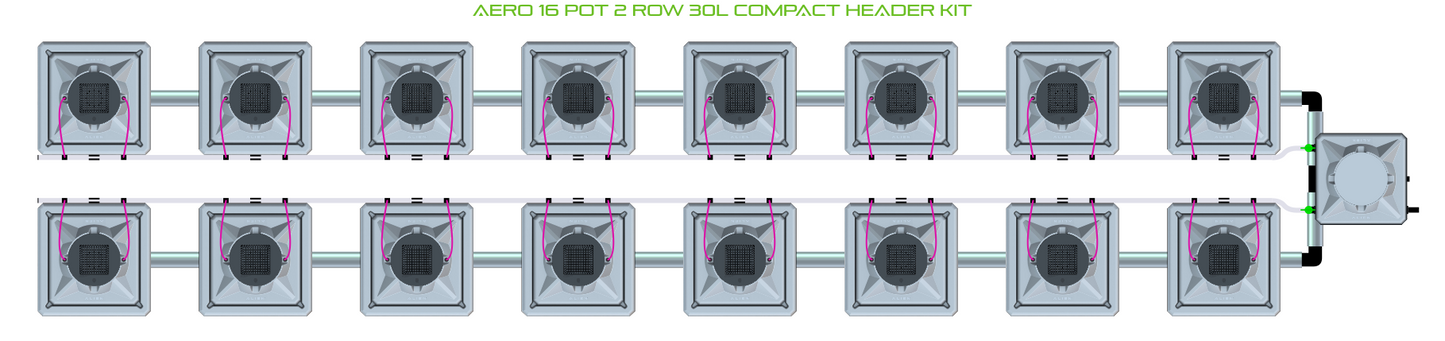 AERO 16 Pot 2 Row Kit