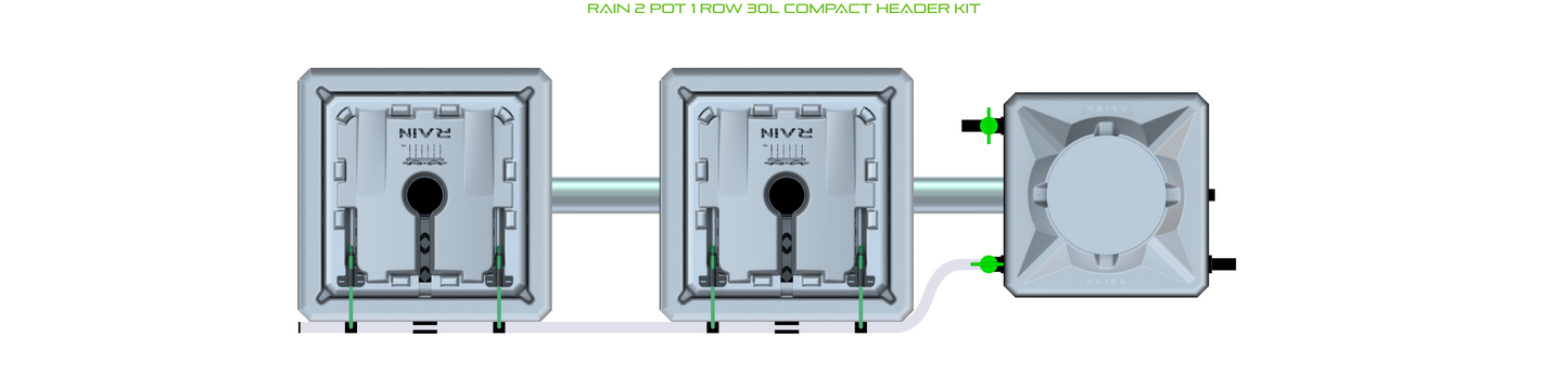 RAIN 2 Pot 1 Row Kit