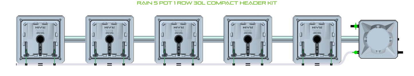 RAIN 5 Pot 1 Row Kit