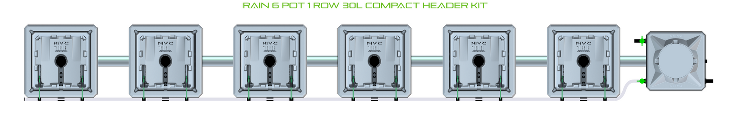 RAIN 6 Pot 1 Row Kit