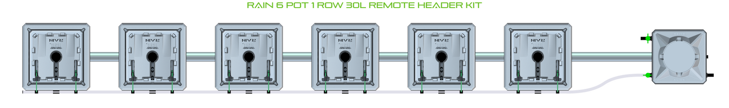 RAIN 6 Pot 1 Row Kit