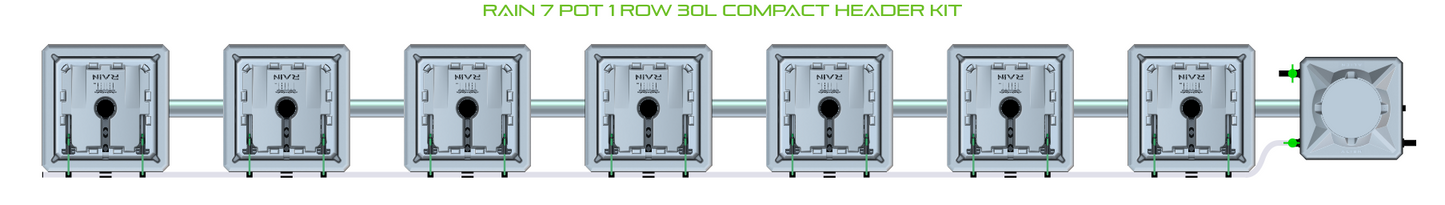 RAIN 7 Pot 1 Row Kit