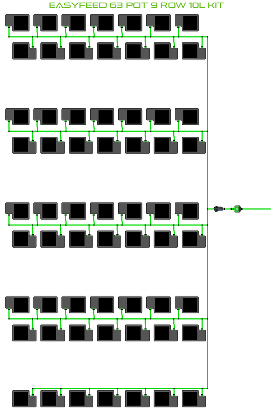 EasyFeed 63 Pot 9 Row Kit