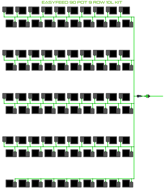 EasyFeed 90 Pot 9 Row Kit