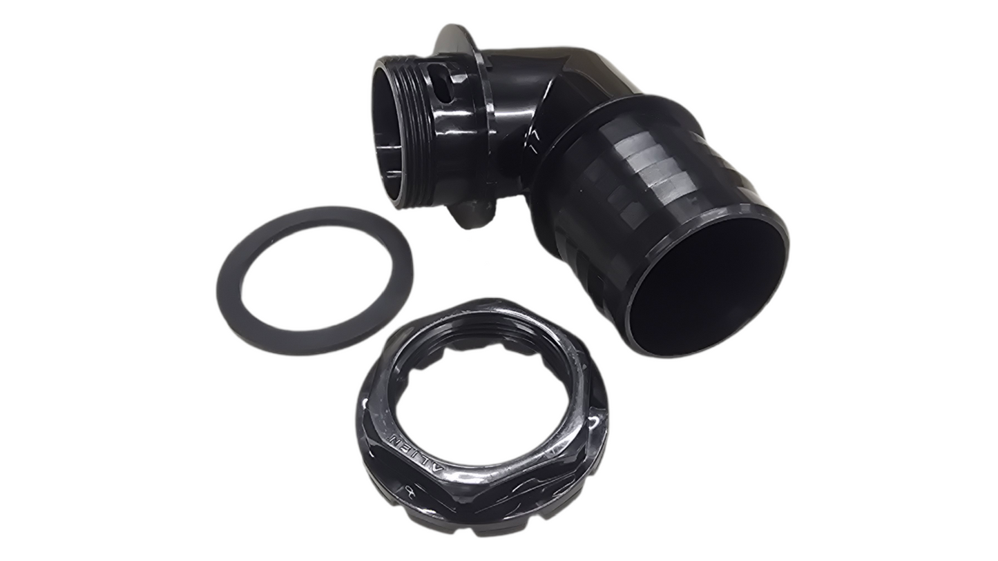 50mm / 2" Barbed Elbow Bulkhead Fitting