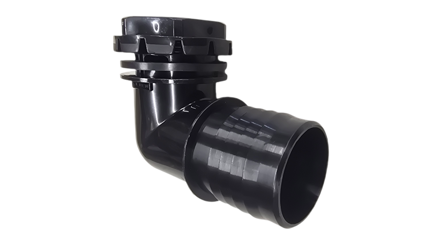 50mm / 2" Barbed Elbow Bulkhead Fitting