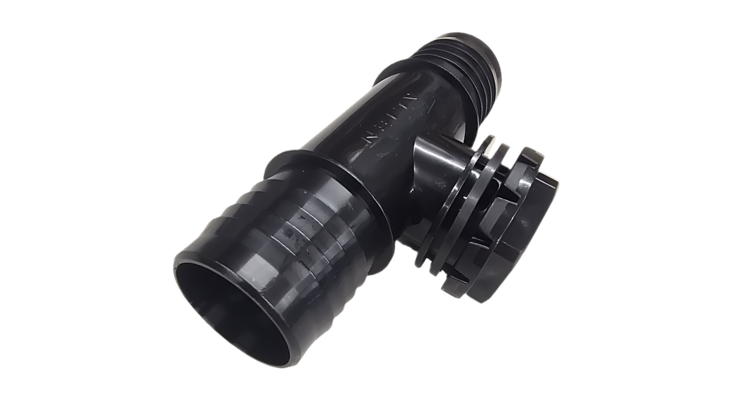 50mm / 2" Barbed Tee Bulkhead Fitting