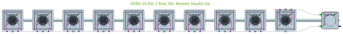 ALIEN AERO 10 Pot 1 Row Kit