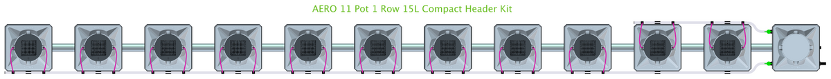 ALIEN AERO 11 Pot 1 Row Kit