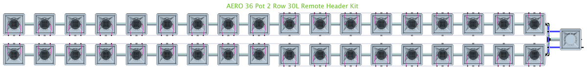 ALIEN AERO 36 Pot 2 Row Kit