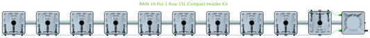 ALIEN RAIN 10 Pot 1 Row Kit