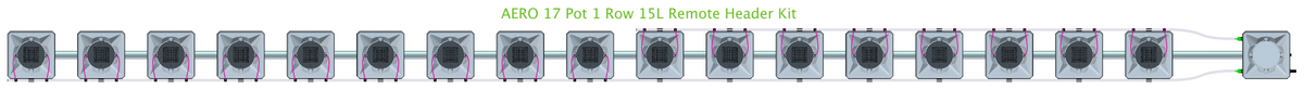 ALIEN AERO 17 Pot 1 Row Kit