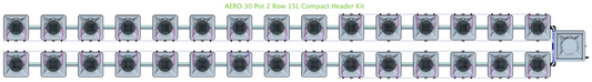 ALIEN AERO 30 Pot 2 Row Kit