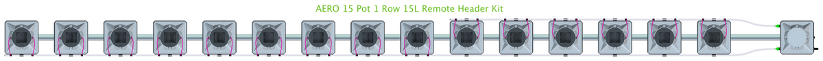 ALIEN AERO 15 Pot 1 Row Kit