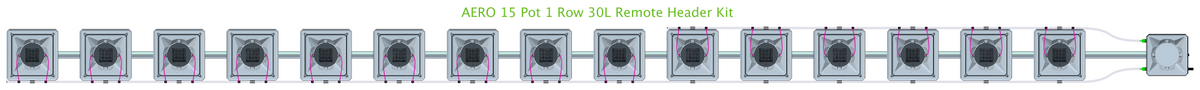 ALIEN AERO 15 Pot 1 Row Kit