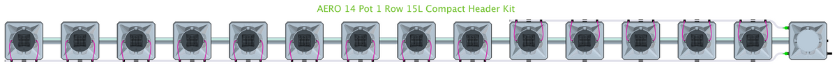 ALIEN AERO 14 Pot 1 Row Kit