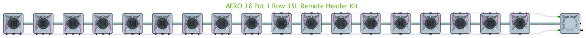ALIEN AERO 18 Pot 1 Row Kit