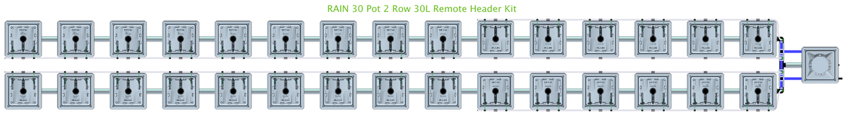 ALIEN RAIN 30 Pot 2 Row Kit