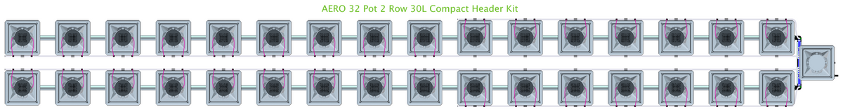 ALIEN AERO 32 Pot 2 Row Kit