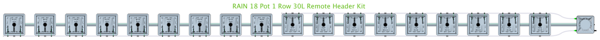 ALIEN RAIN 18 Pot 1 Row Kit