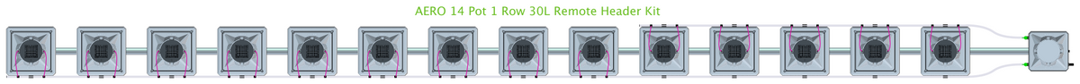 ALIEN AERO 14 Pot 1 Row Kit