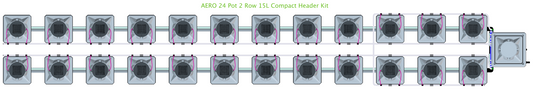 ALIEN AERO 24 Pot 2 Row Kit