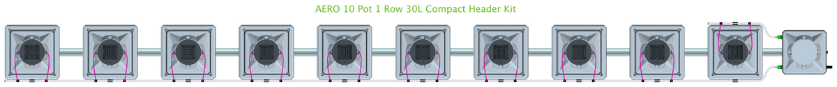 ALIEN AERO 10 Pot 1 Row Kit