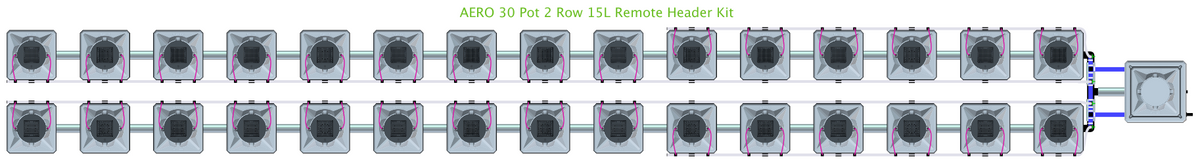ALIEN AERO 30 Pot 2 Row Kit