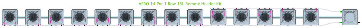 ALIEN AERO 14 Pot 1 Row Kit
